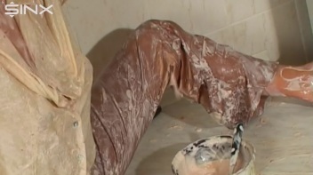 Hottie Gets Wet And Messy In Satin Screencap 38 on www.sinx.com