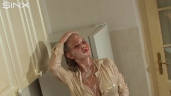 Hottie Gets Wet And Messy In Satin Screencap 58 on www.sinx.com