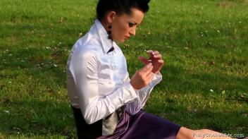 Fully Clothed Pussy In The Park Screencap 3 on www.sinx.com