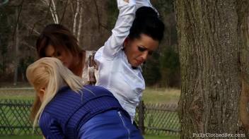 Fully Clothed Pussy In The Park Screencap 43 on www.sinx.com