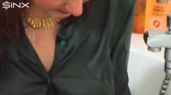 Pretty Clothed Ladies Have Bath Together Screencap 25 on www.sinx.com