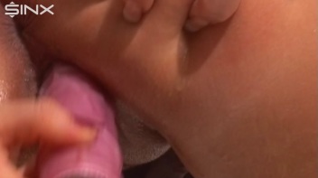 Lesbians Have Clothed Dildo Bath Fun Screencap 24 on www.sinx.com