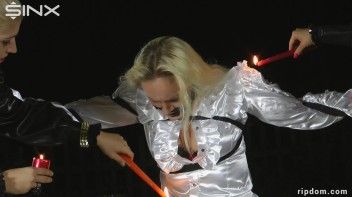 Hot Blonde's Strung Up In Her Shredded Clothes And Suffering - 2 Screencap 23 on www.sinx.com