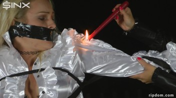 Hot Blonde's Strung Up In Her Shredded Clothes And Suffering - 2 Screencap 24 on www.sinx.com