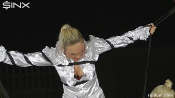 Hot Blonde's Strung Up In Her Shredded Clothes And Suffering - 2 Screencap 6 on www.sinx.com