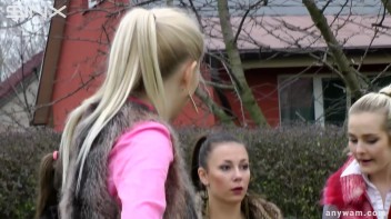 Clothed Food Fight Gets Out Of Control - Cam 1 Screencap 6 on www.sinx.com