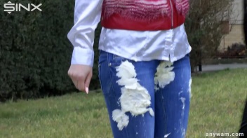 Clothed Food Fight Gets Out Of Control - Cam 1 Screencap 28 on www.sinx.com