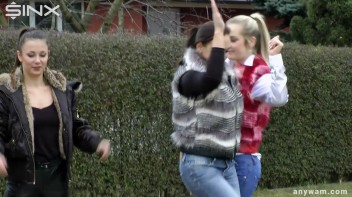 Clothed Food Fight Gets Out Of Control - Cam 1 Screencap 4 on www.sinx.com