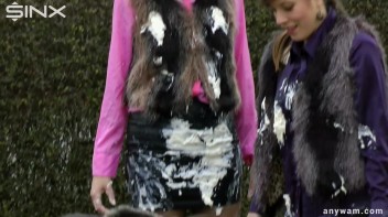 Clothed Food Fight Gets Out Of Control - Cam 1 Screencap 48 on www.sinx.com