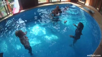Smoking Babes Punished In Pool Screencap 15 on www.sinx.com