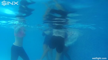 Smoking Babes Punished In Pool Screencap 39 on www.sinx.com