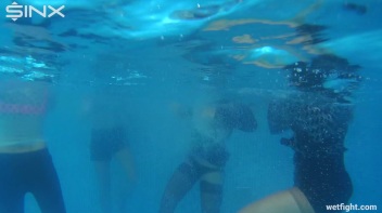 Smoking Babes Punished In Pool Screencap 44 on www.sinx.com