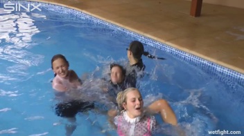 Smoking Babes Punished In Pool Screencap 60 on www.sinx.com