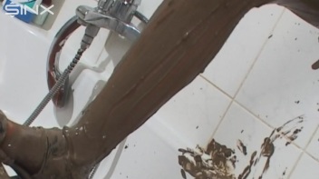 Big Titted Babe Smears Mud Over Herself Screencap 44 on www.sinx.com