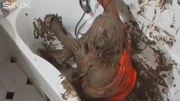Big Titted Babe Smears Mud Over Herself Screencap 52 on www.sinx.com