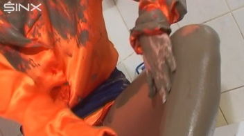 Big Titted Babe Smears Mud Over Herself Screencap 12 on www.sinx.com