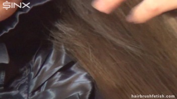 Hair Brushing Brunette Babe Screencap 51 on www.sinx.com