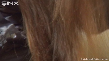 Hair Brushing Brunette Babe Screencap 7 on www.sinx.com