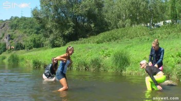 Fun Fueled Water Fight Heads To The River Screencap 9 on www.sinx.com