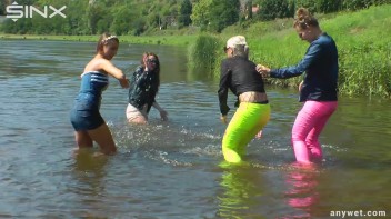 Fun Fueled Water Fight Heads To The River Screencap 10 on www.sinx.com