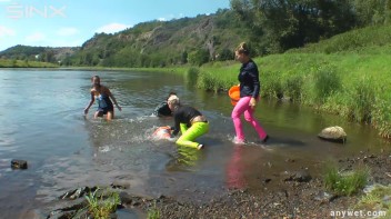 Fun Fueled Water Fight Heads To The River Screencap 21 on www.sinx.com