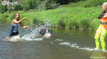 Fun Fueled Water Fight Heads To The River Screencap 26 on www.sinx.com