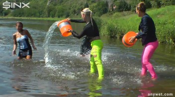 Fun Fueled Water Fight Heads To The River Screencap 29 on www.sinx.com