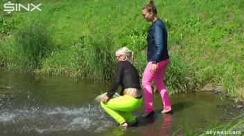 Fun Fueled Water Fight Heads To The River Screencap 6 on www.sinx.com