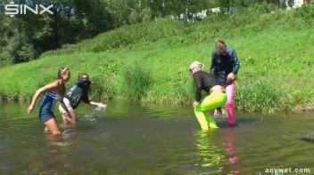 Fun Fueled Water Fight Heads To The River Screencap 7 on www.sinx.com