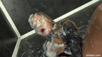 Blonde thief Barra makes herself cum with a stolen Dildo Screencap 100 on www.sinx.com