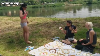 Five Chicks And One Fucked Up, Messy Picnic! Screencap 5 on www.sinx.com