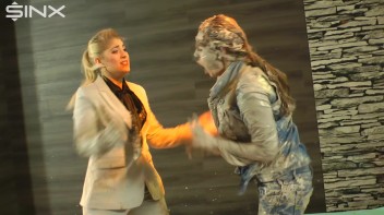 Fully Clothes Mud Wrestling For Bitchy Boss Screencap 19 on www.sinx.com