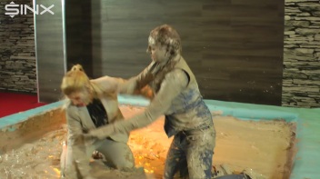 Fully Clothes Mud Wrestling For Bitchy Boss Screencap 23 on www.sinx.com