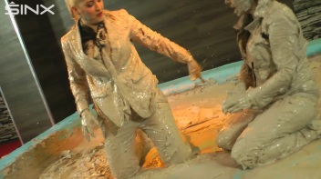 Fully Clothes Mud Wrestling For Bitchy Boss Screencap 39 on www.sinx.com