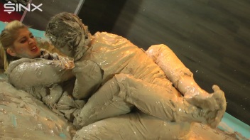Fully Clothes Mud Wrestling For Bitchy Boss Screencap 40 on www.sinx.com