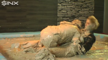 Fully Clothes Mud Wrestling For Bitchy Boss Screencap 48 on www.sinx.com