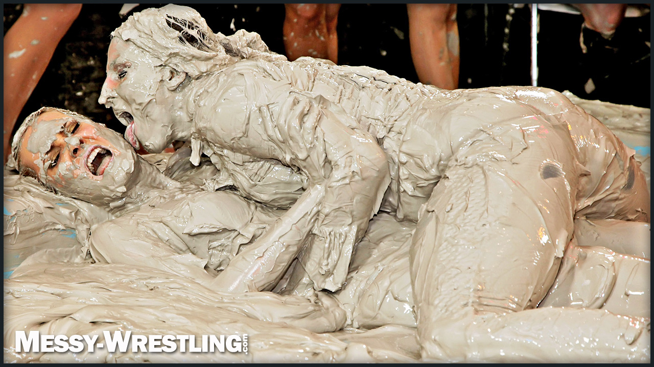 Messy Wrestling: Freak Up Your Fancy With A Full Body Blast Of Mud! on www.sinx.com