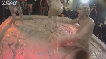 Messy Wrestling: Casual Splat and Catfight To Get To Those Huge Titties! Screencap 53 on www.sinx.com