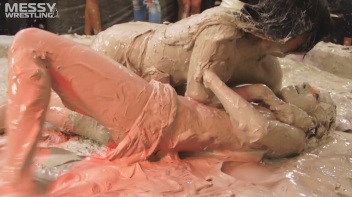 Messy Wrestling: Casual Splat and Catfight To Get To Those Huge Titties! Screencap 65 on www.sinx.com