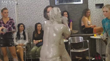 Messy Wrestling: Casual Splat and Catfight To Get To Those Huge Titties! Screencap 70 on www.sinx.com