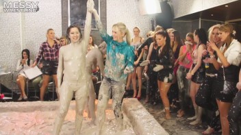 Messy Wrestling: Casual Splat and Catfight To Get To Those Huge Titties! Screencap 74 on www.sinx.com