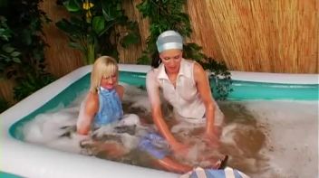 Inflatable Pool Wetlook Fun Screencap 7 on www.sinx.com