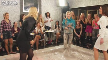 Messy Wrestling: High Class Madness In The Mud!  Kick Some Ass And Go Mess Manic! Screencap 10 on www.sinx.com