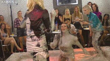 Messy Wrestling: High Class Madness In The Mud!  Kick Some Ass And Go Mess Manic! Screencap 27 on www.sinx.com