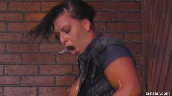 Brunette Babe Goes Crazy Over Cum Shooting Dildo Screencap 41 on www.sinx.com