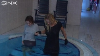 Gorgeous Models Get Wet For The Gym Guys! Screencap 35 on www.sinx.com