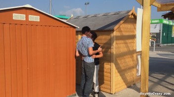 Suckin' It By The Shed! Screencap 1 on www.sinx.com