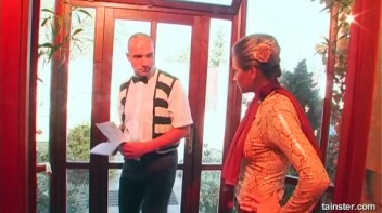 Bitchy Piano Tutor Dishes Out Cock And Ball Torture Screencap 3 on www.sinx.com