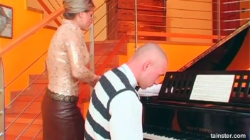 Bitchy Piano Tutor Dishes Out Cock And Ball Torture Screencap 55 on www.sinx.com