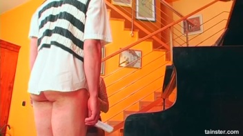 Bitchy Piano Tutor Dishes Out Cock And Ball Torture Screencap 66 on www.sinx.com